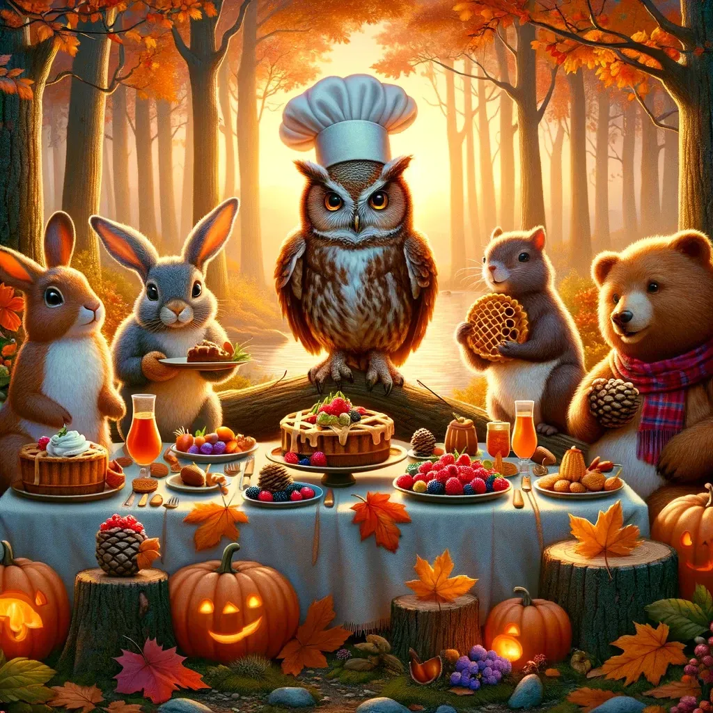 The Great Thanksgiving Banquet in the Forest